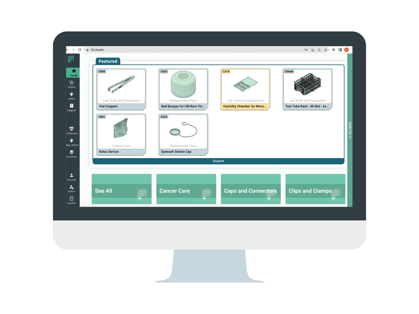 The i3D.Health portal