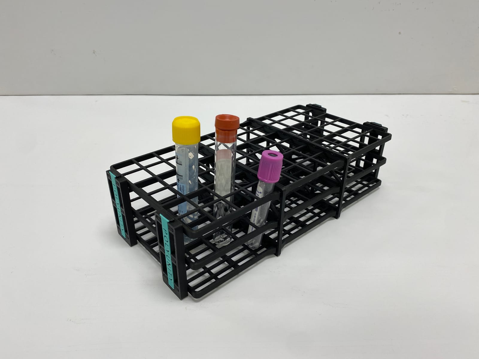 Custom 3D printed test tube rack